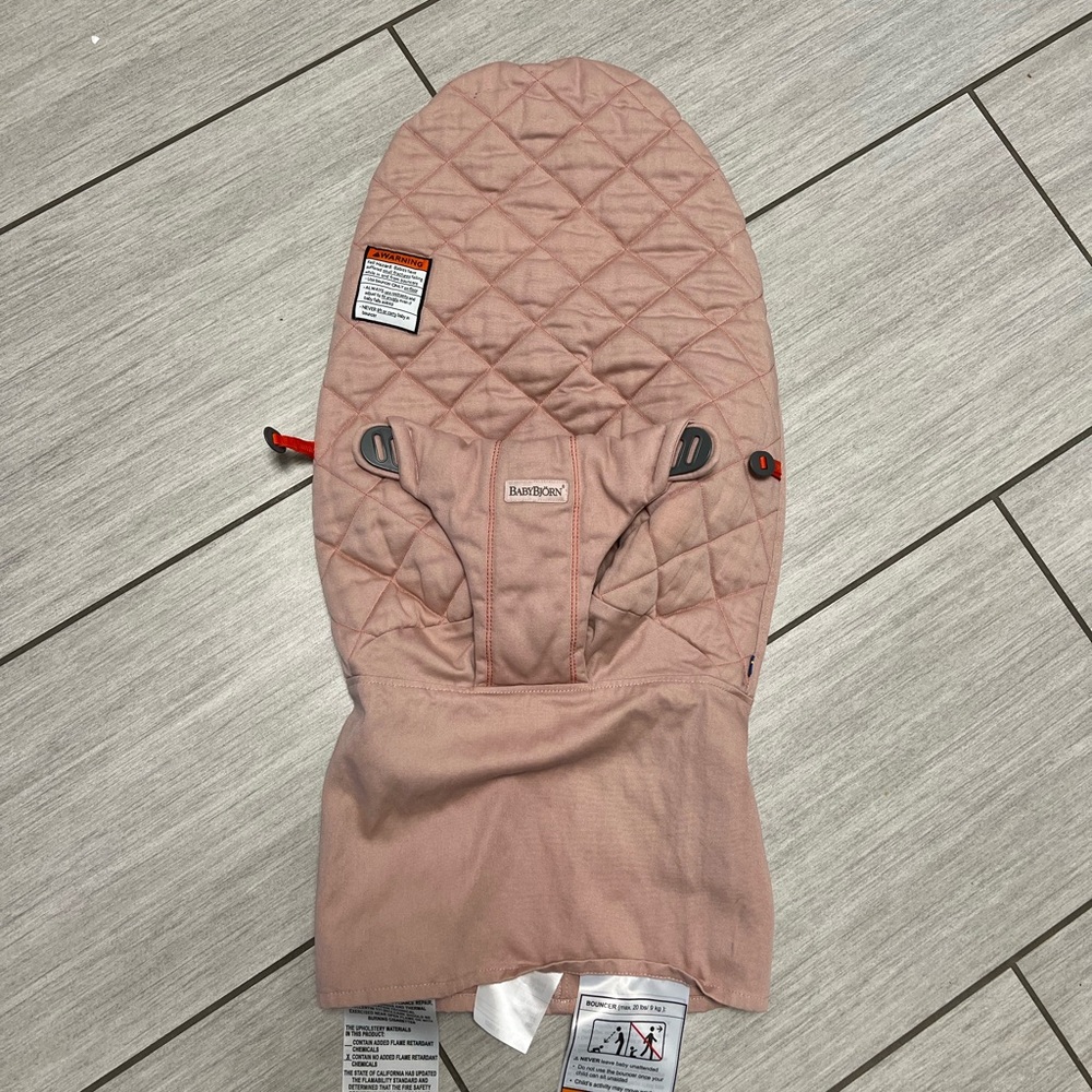 COPY - BabyBjorn bouncer seat cover- rose